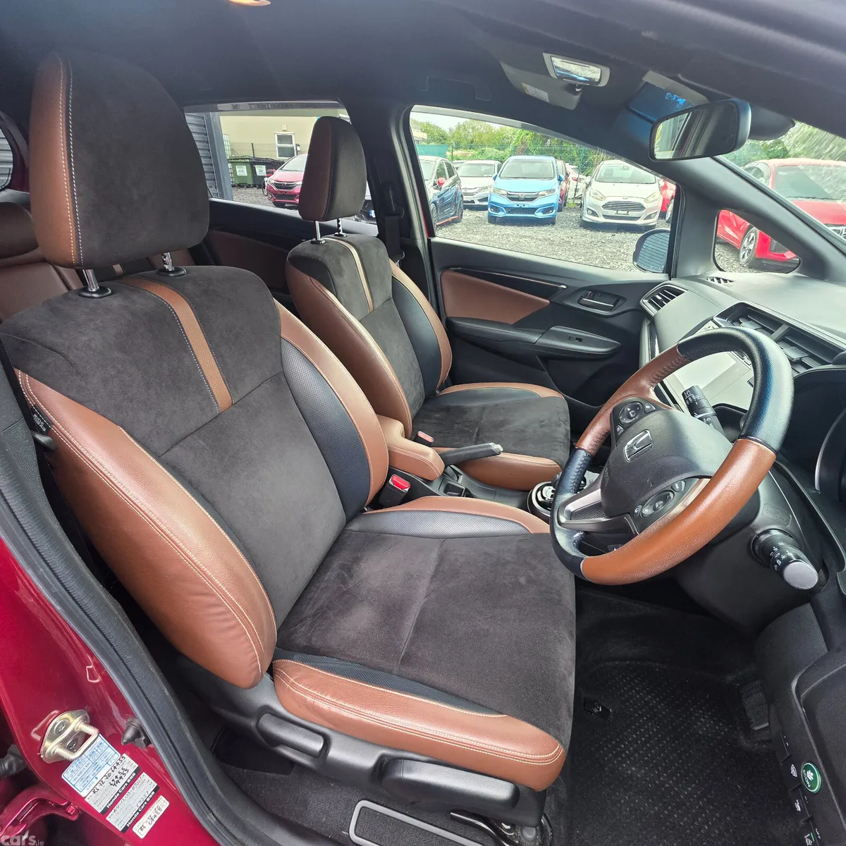 Honda Fit Hatchback, Petrol Hybrid, 2018, Red