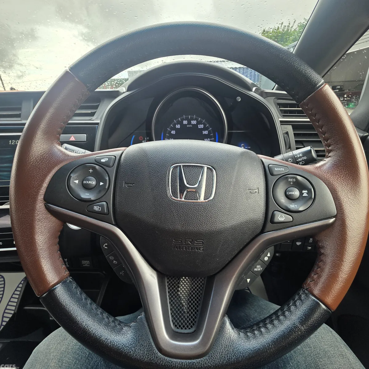 Honda Fit Hatchback, Petrol Hybrid, 2018, Red