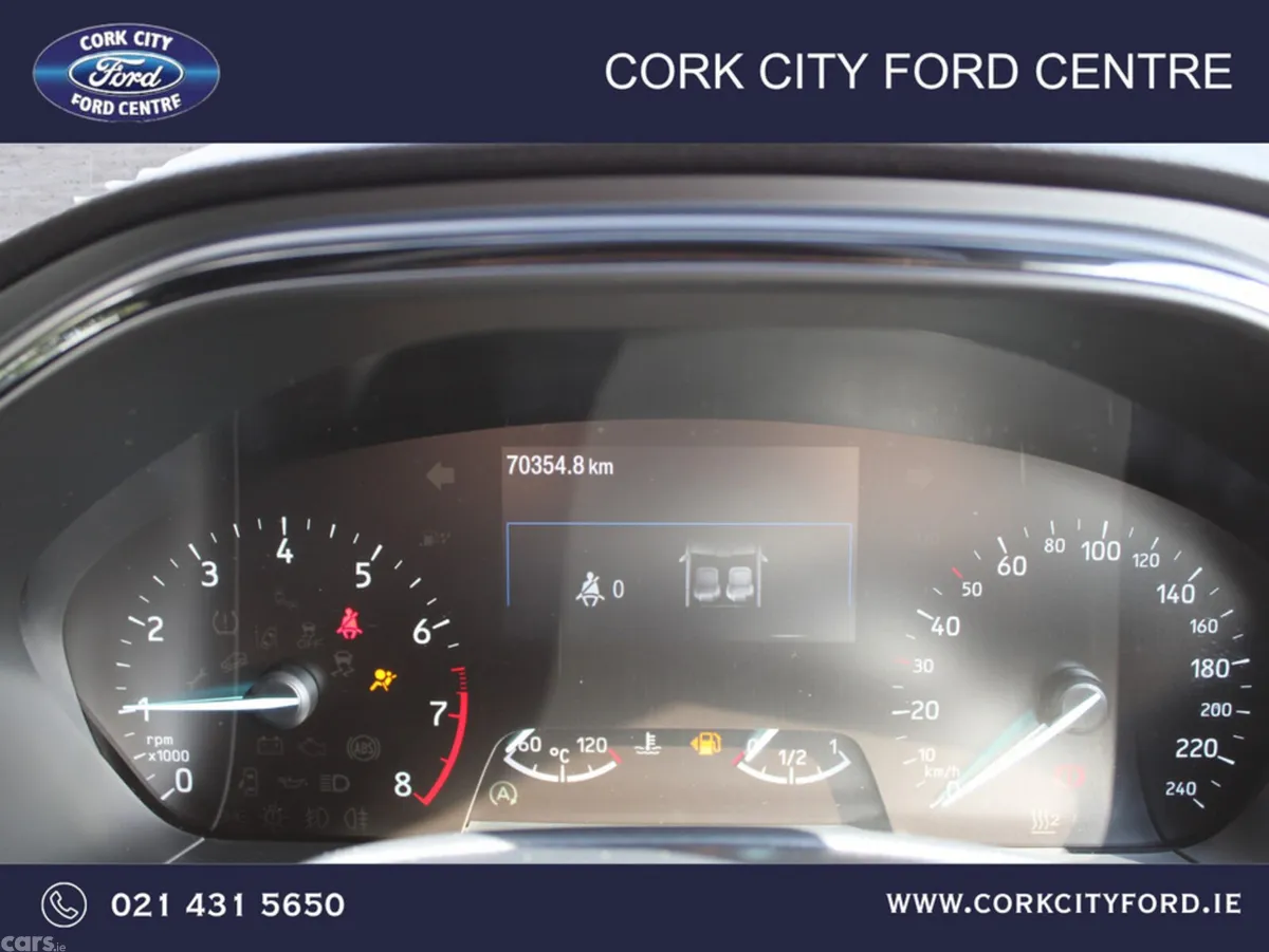 Ford Focus Hatchback, Petrol Hybrid, 2021, Red