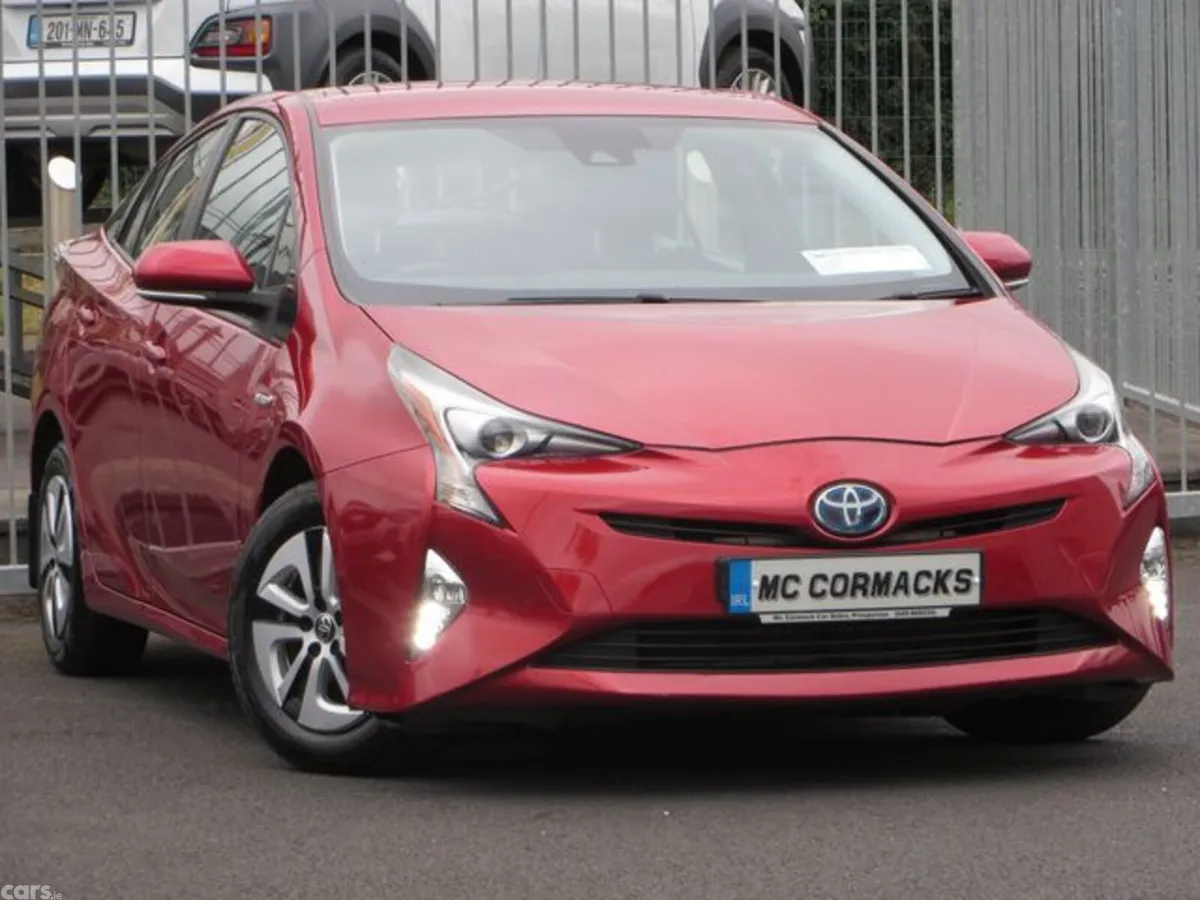 Toyota Prius Hatchback, Petrol Hybrid, 2019, Red