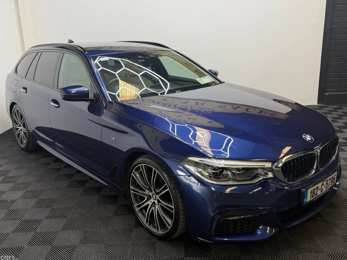 BMW 5-Series Estate, Diesel, 2018, Blue