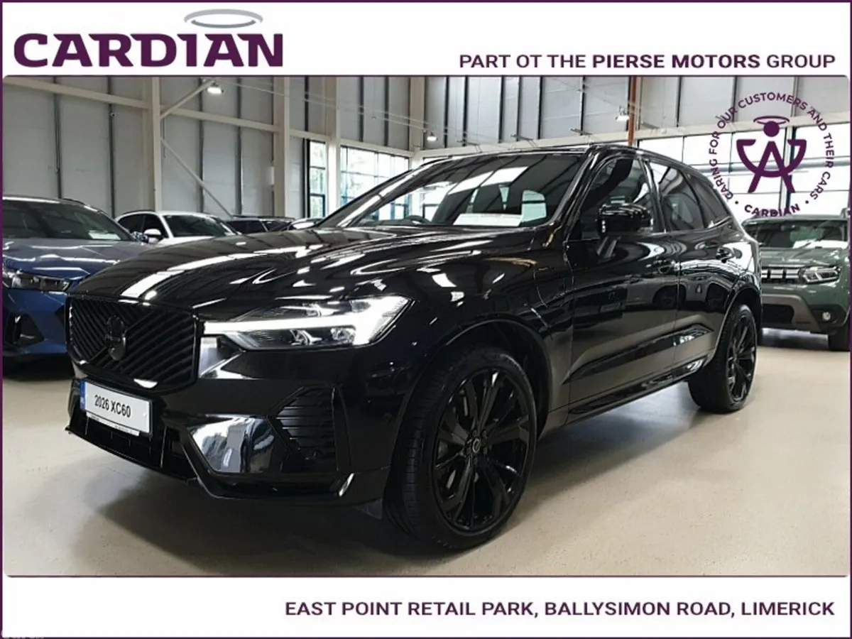 Volvo XC60 SUV, Petrol Hybrid, 2026, Black
