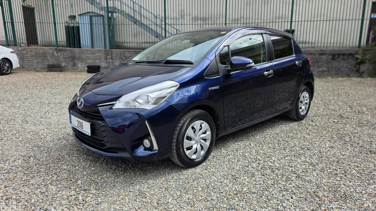 Toyota Vitz Hatchback, Petrol Hybrid, 2018, Blue