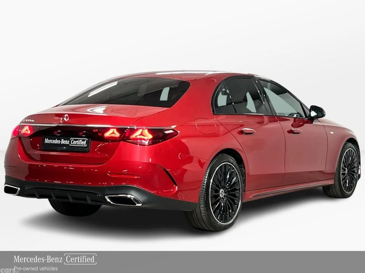 Mercedes-Benz E-Class Saloon, Diesel Plug-in Hybrid, 2025, Red