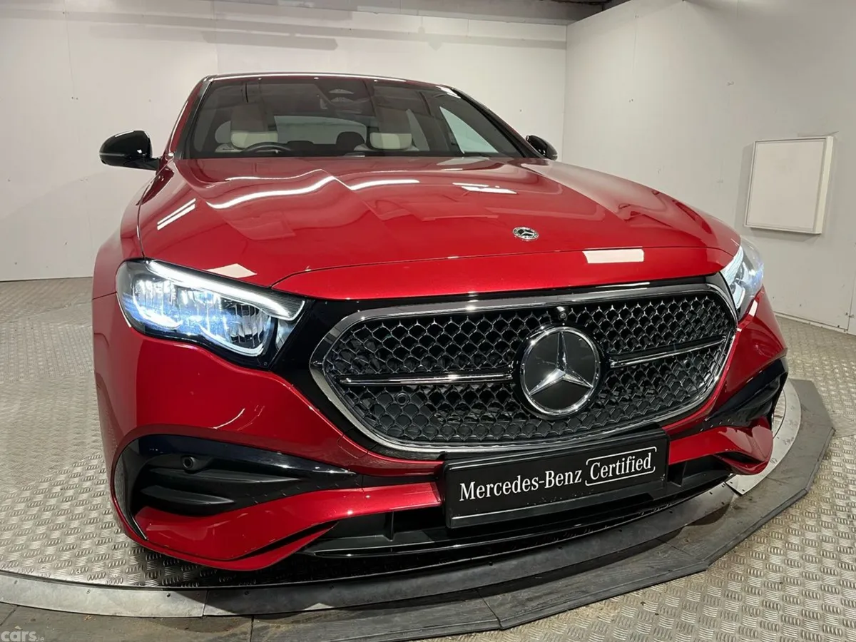 Mercedes-Benz E-Class Saloon, Diesel Plug-in Hybrid, 2025, Red