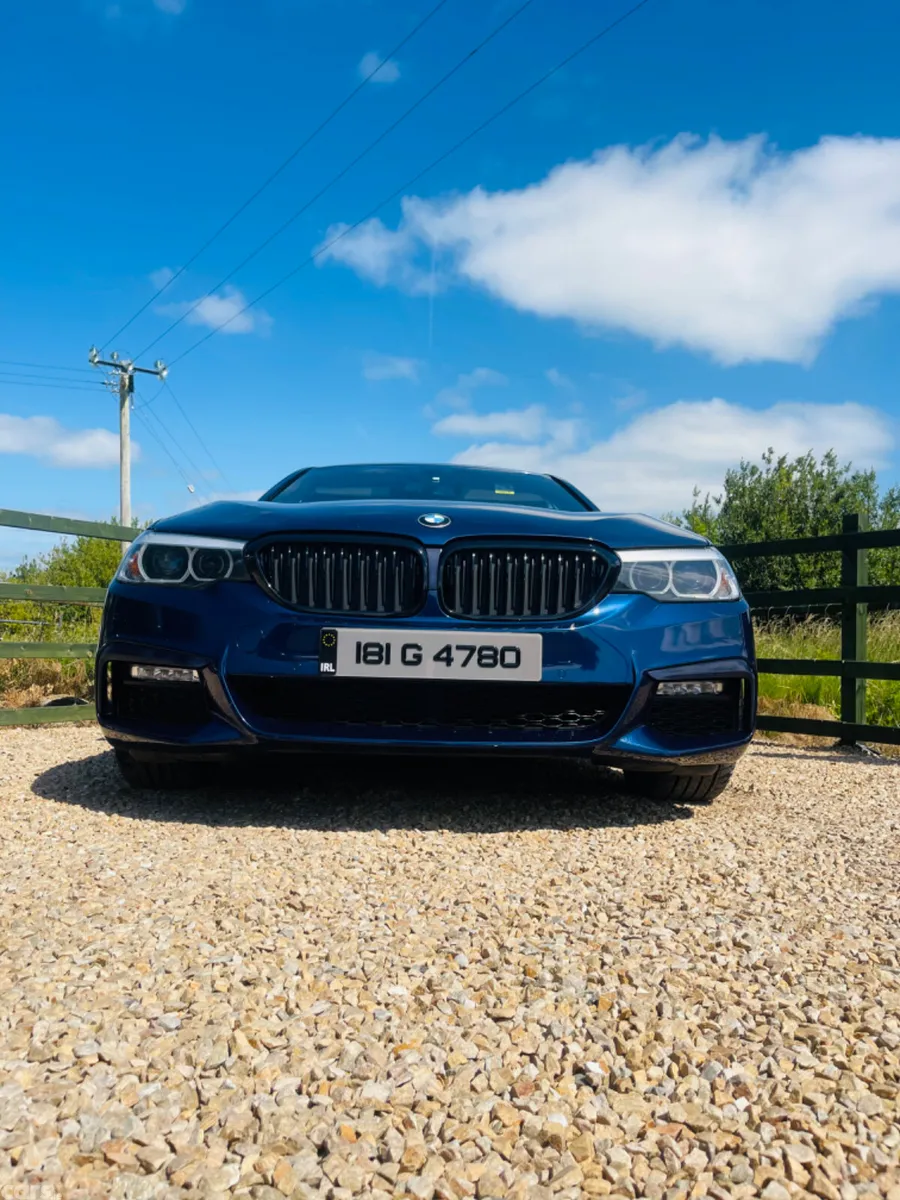 BMW 5-Series Saloon, Diesel, 2018, Blue