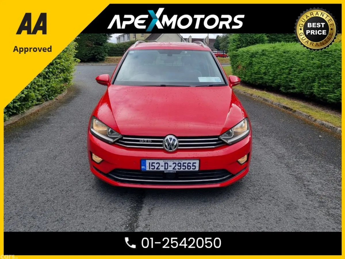 Volkswagen Golf MPV, Diesel, 2015, Red