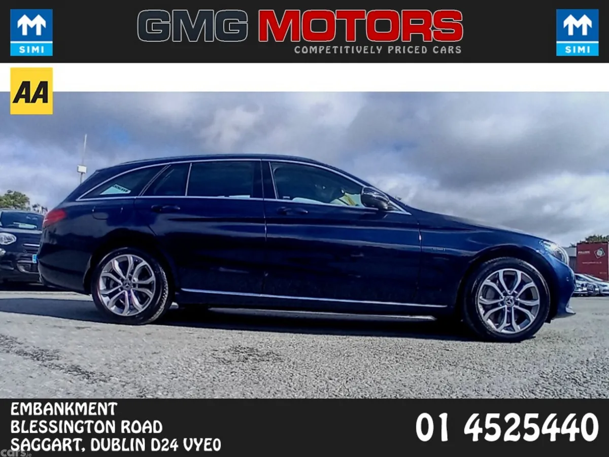 Mercedes-Benz C-Class Estate, Petrol Plug-in Hybrid, 2018, Blue