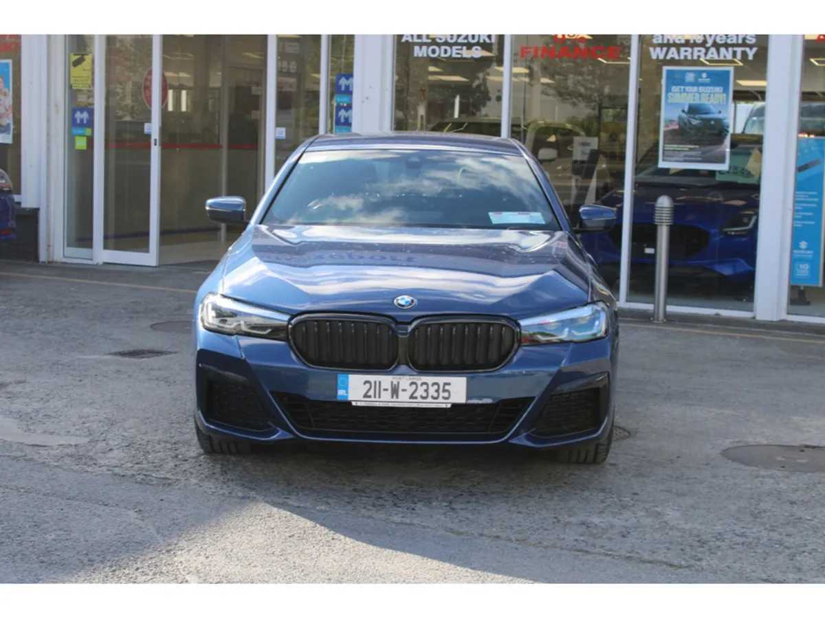 BMW 5-Series Saloon, Petrol Plug-in Hybrid, 2021, Blue