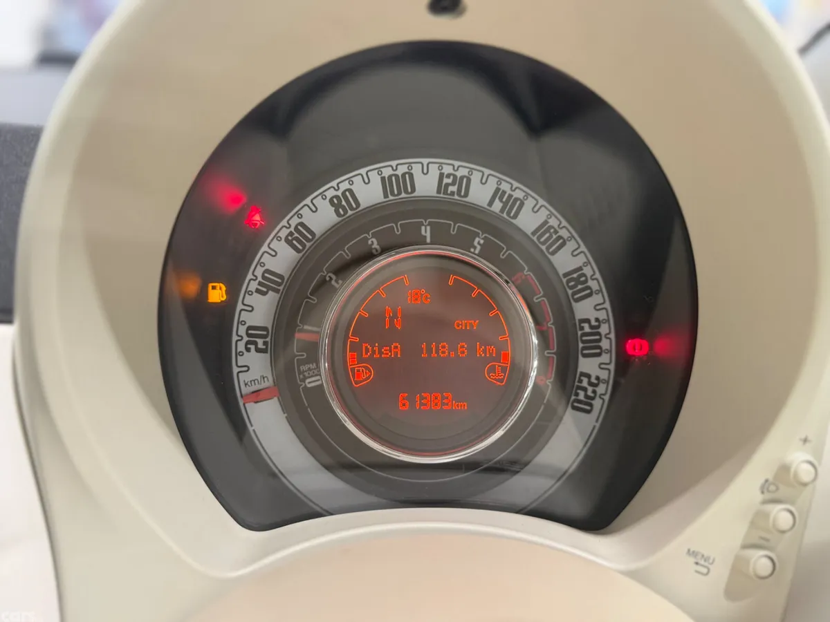 Fiat 500 Hatchback, Petrol, 2017, White