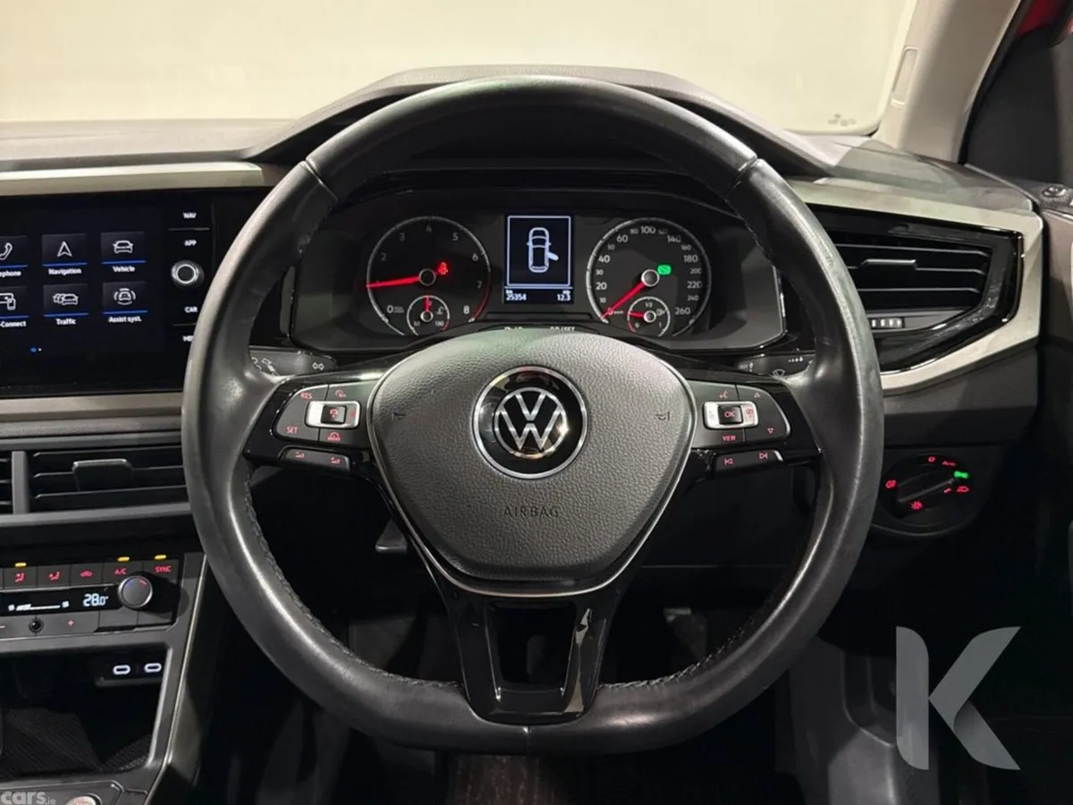 Volkswagen Polo Hatchback, Petrol, 2021, Red