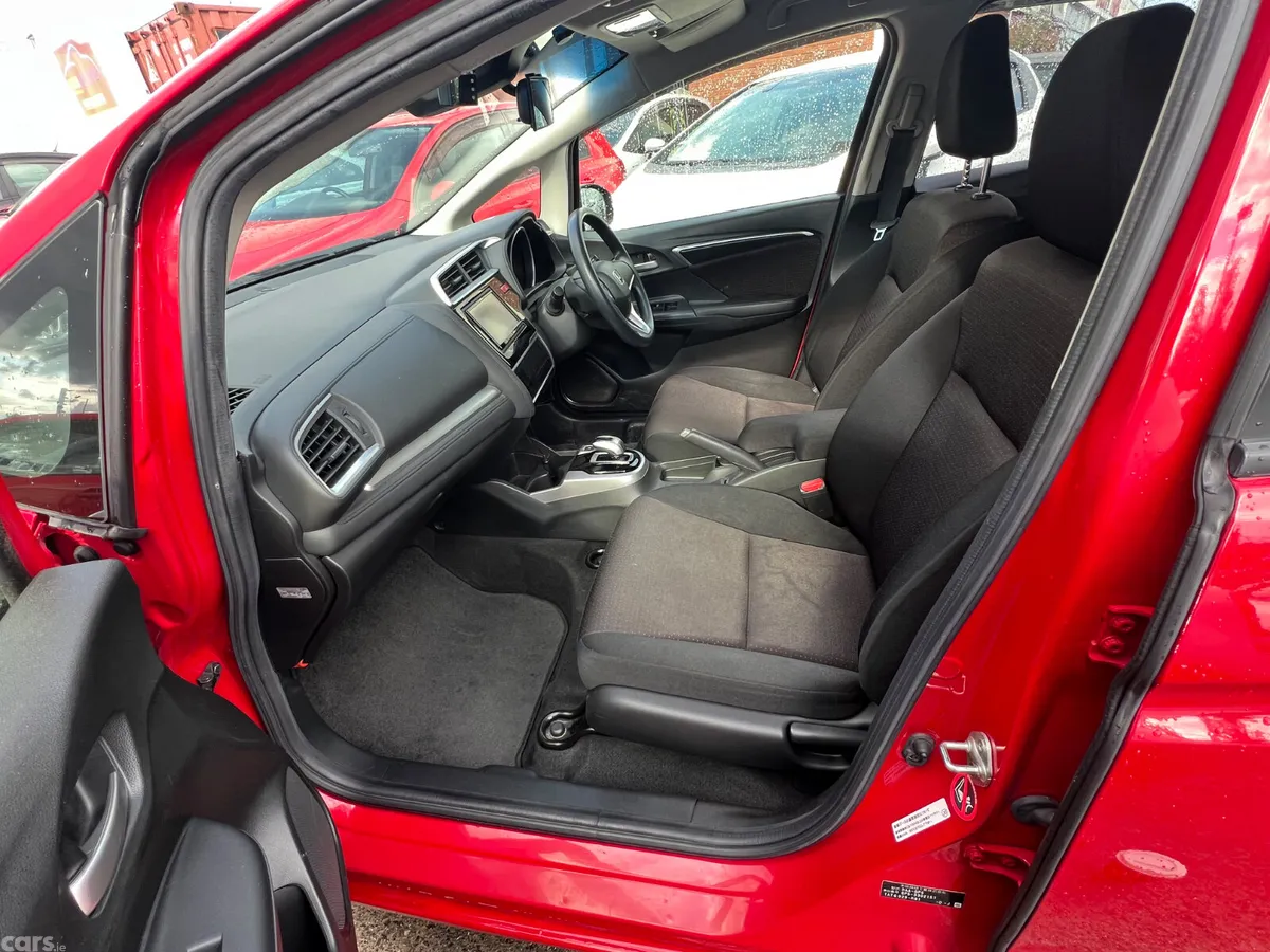 Honda Fit Hatchback, Petrol Hybrid, 2015, Red