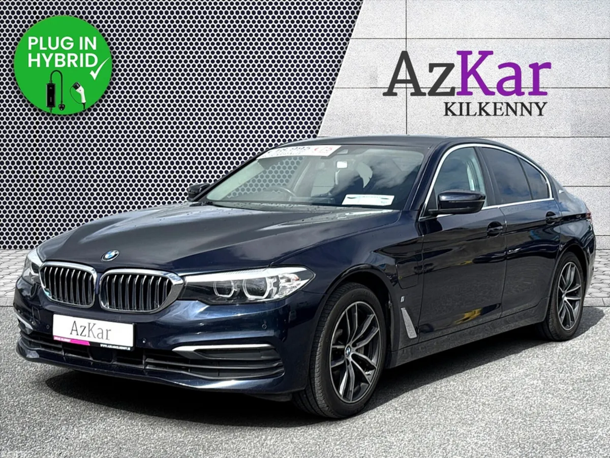 BMW 5-Series Saloon, Petrol Plug-in Hybrid, 2018, Blue