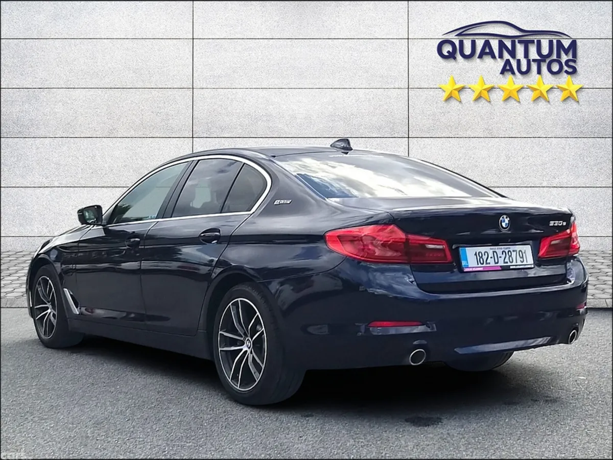 BMW 5-Series Saloon, Petrol Plug-in Hybrid, 2018, Blue