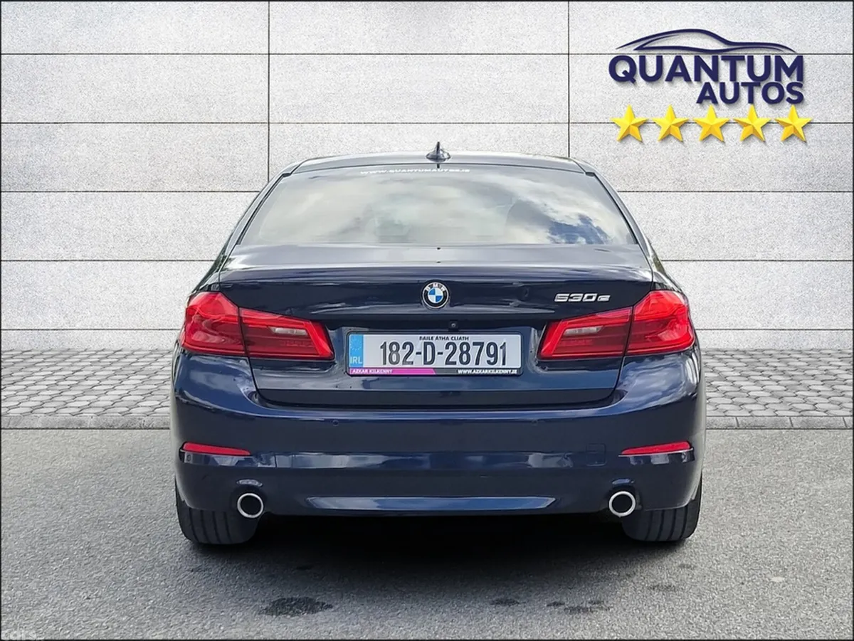 BMW 5-Series Saloon, Petrol Plug-in Hybrid, 2018, Blue