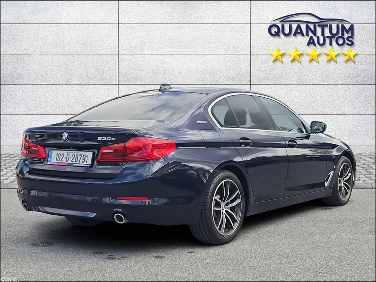 BMW 5-Series Saloon, Petrol Plug-in Hybrid, 2018, Blue