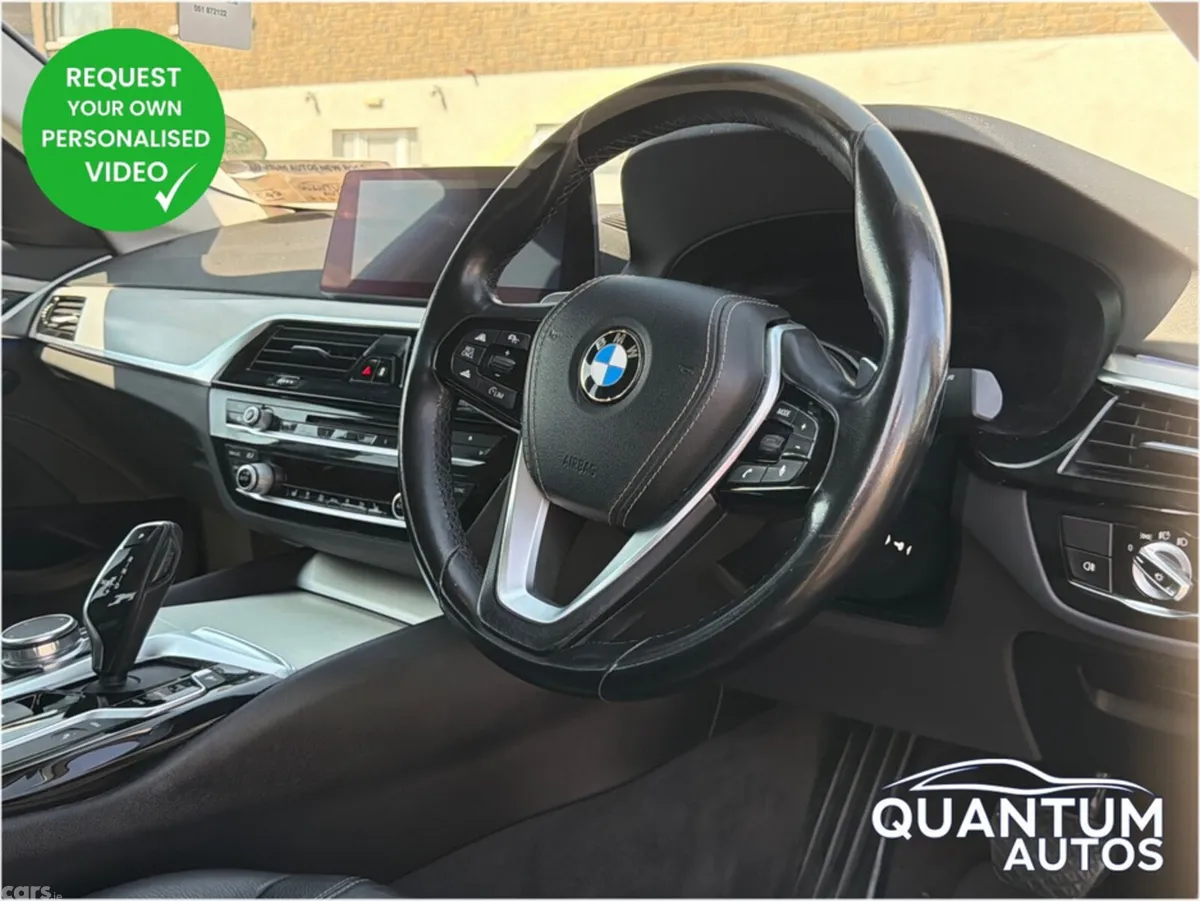 BMW 5-Series Saloon, Petrol Plug-in Hybrid, 2018, Blue