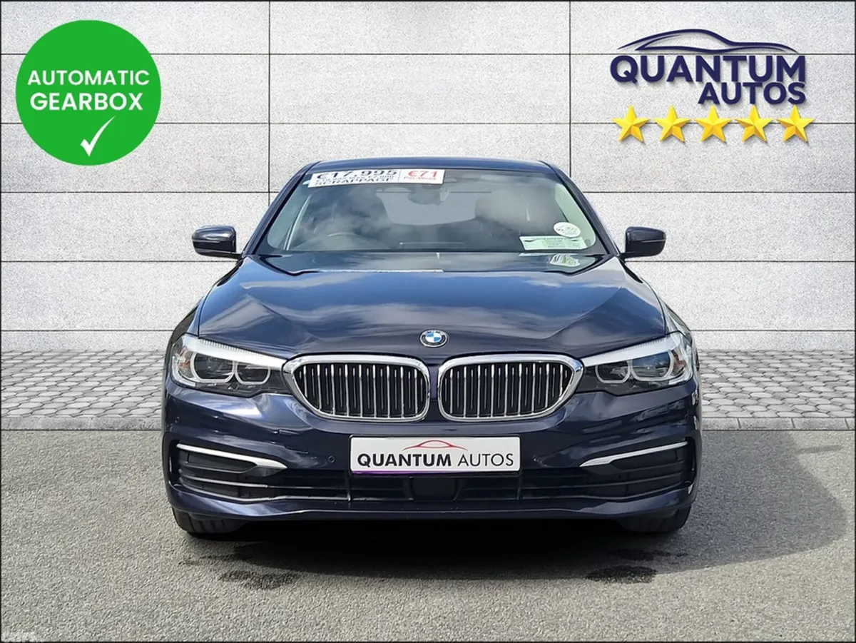 BMW 5-Series Saloon, Petrol Plug-in Hybrid, 2018, Blue