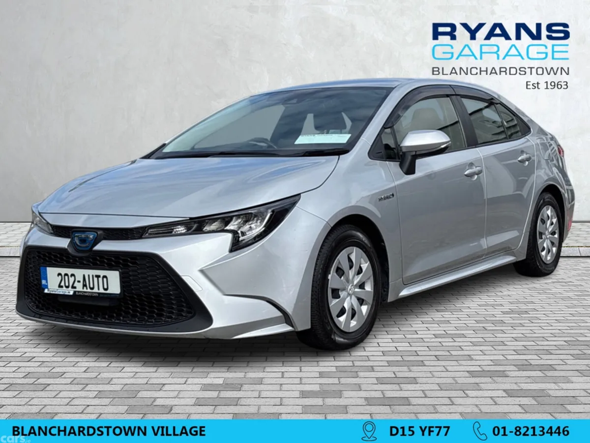 Toyota Corolla Saloon, Petrol Hybrid, 2020, Silver