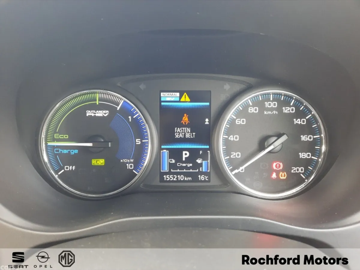 Mitsubishi Outlander Estate, Petrol Plug-in Hybrid, 2020, Black
