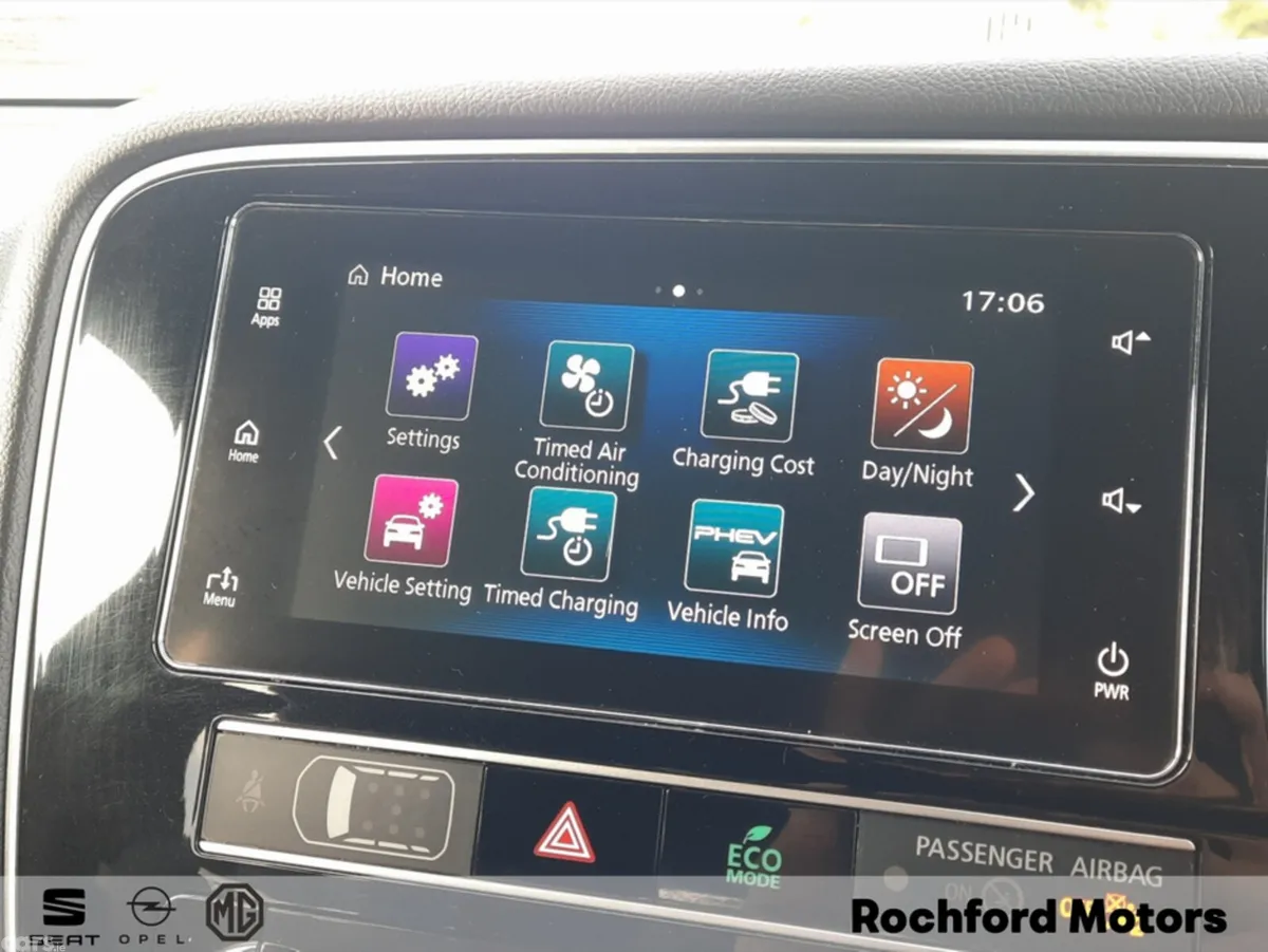 Mitsubishi Outlander Estate, Petrol Plug-in Hybrid, 2020, Black