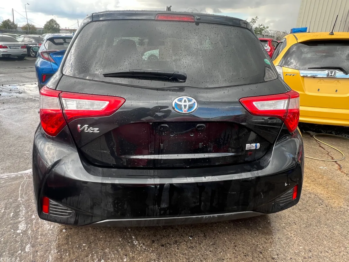 Toyota Vitz Hatchback, Petrol Hybrid, 2017, Black