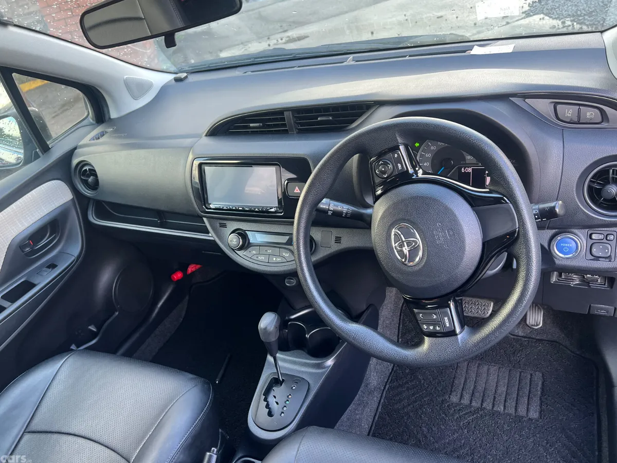 Toyota Vitz Hatchback, Petrol Hybrid, 2017, Black