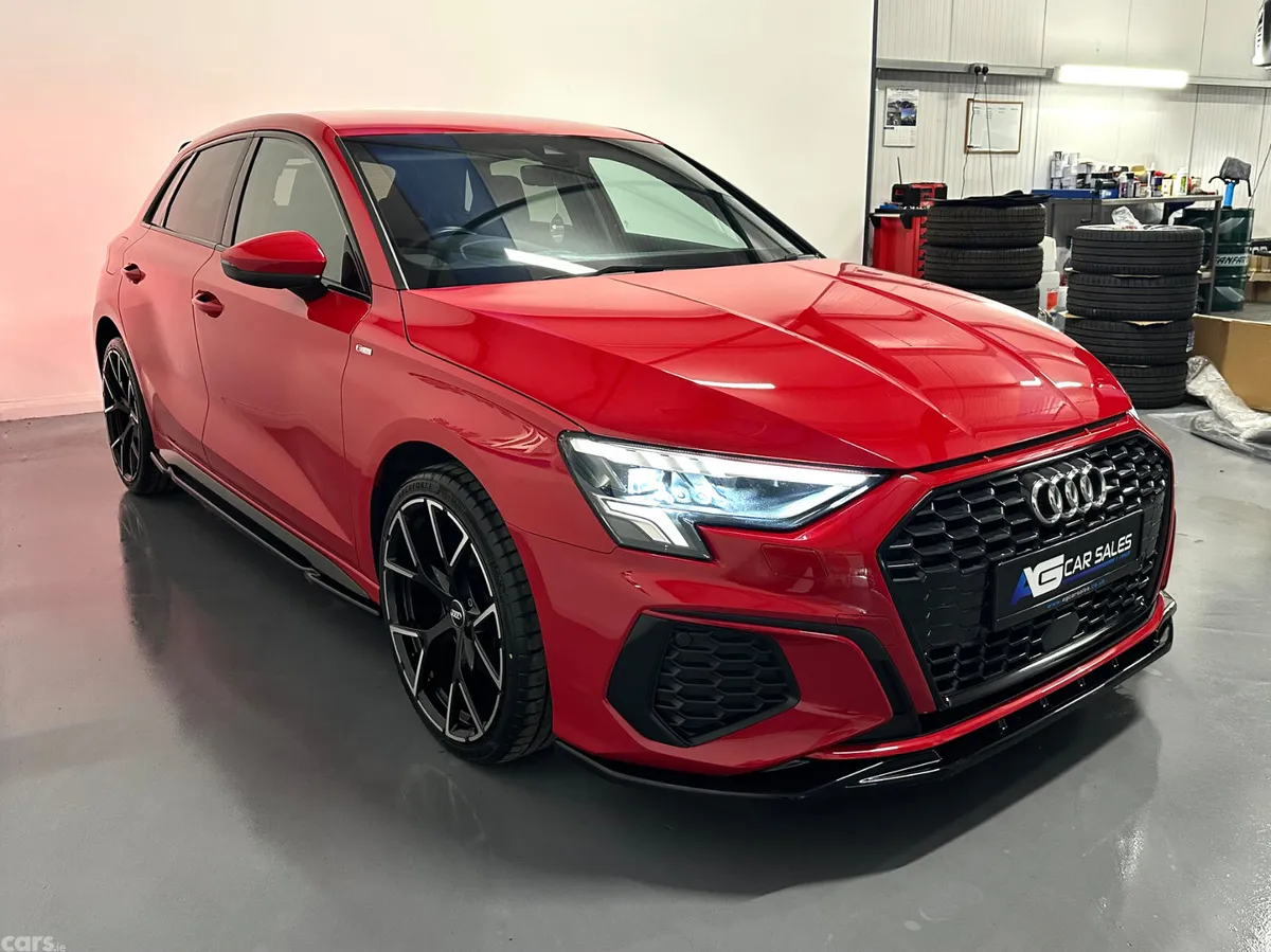 Audi A3 Hatchback, Petrol Hybrid, 2023, Red