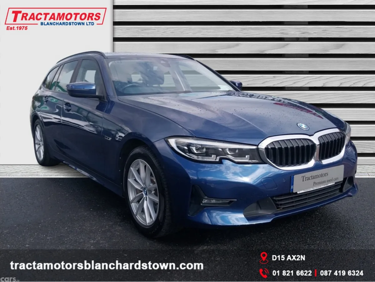 BMW 3-Series Estate, Petrol Plug-in Hybrid, 2022, Blue
