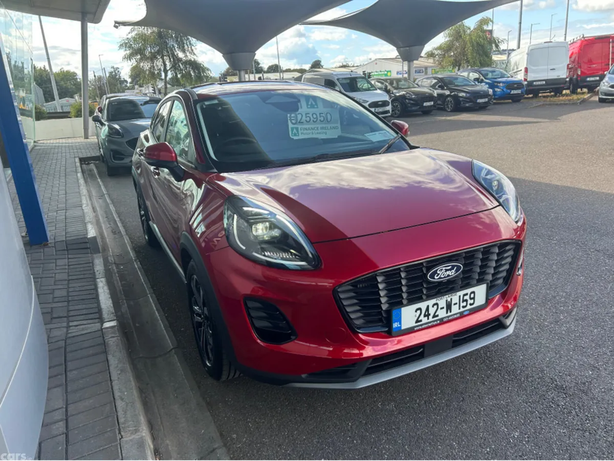 Ford Puma MPV, Petrol Hybrid, 2024, Red