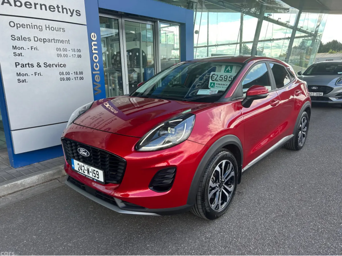 Ford Puma MPV, Petrol Hybrid, 2024, Red