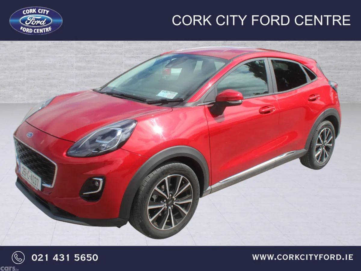 Ford Puma MPV, Petrol Hybrid, 2025, Red
