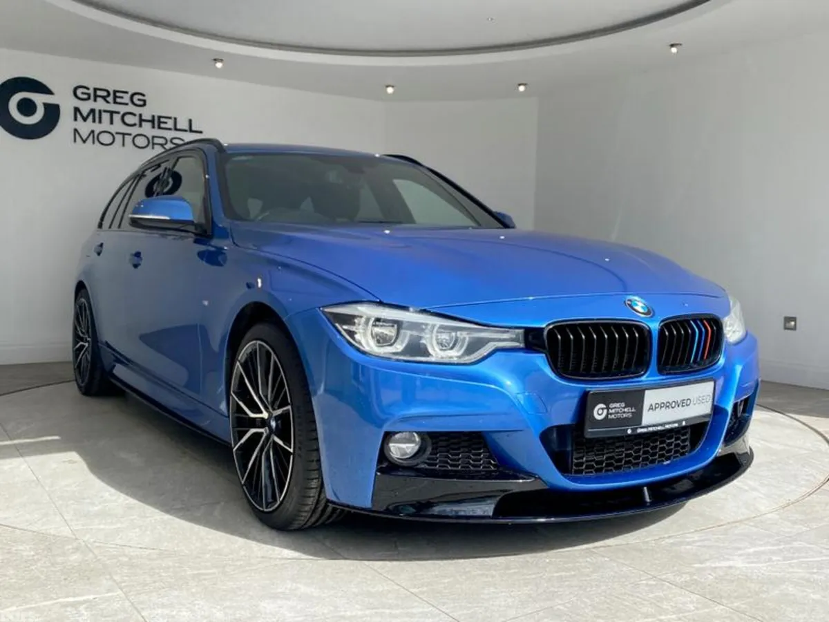 BMW 3-Series Estate, Diesel, 2018, Blue