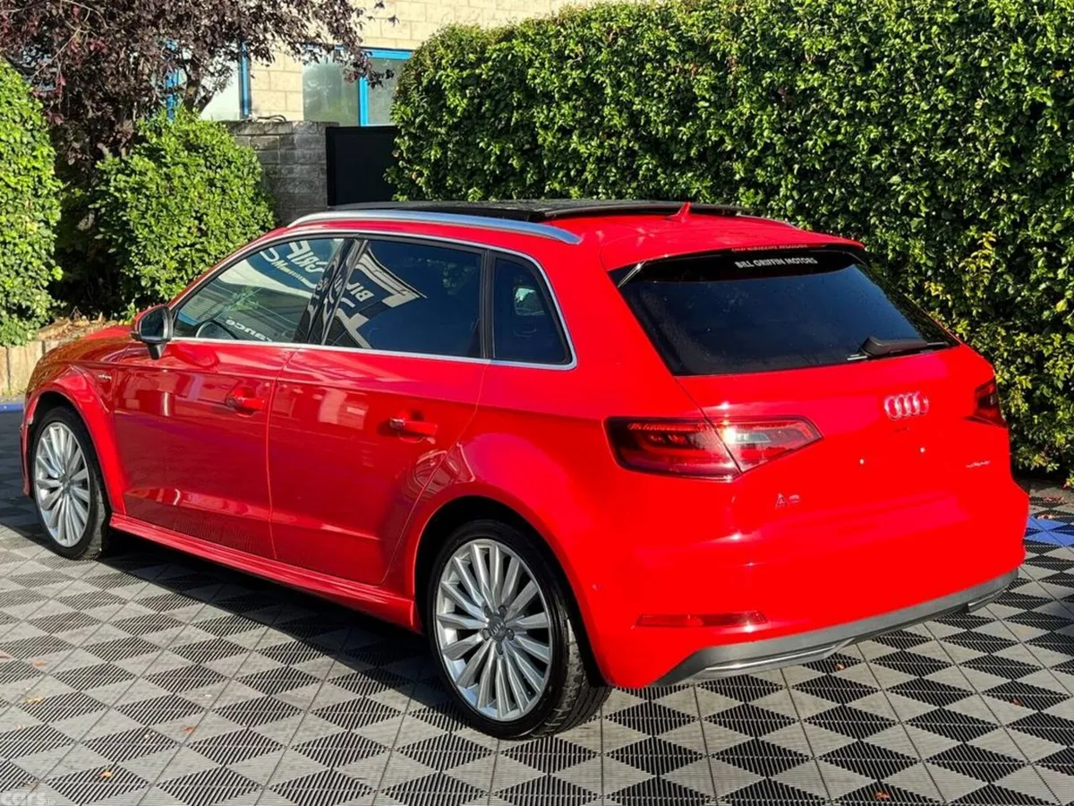 Audi A3 Hatchback, Petrol Hybrid, 2015, Red