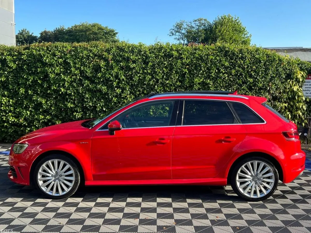 Audi A3 Hatchback, Petrol Hybrid, 2015, Red