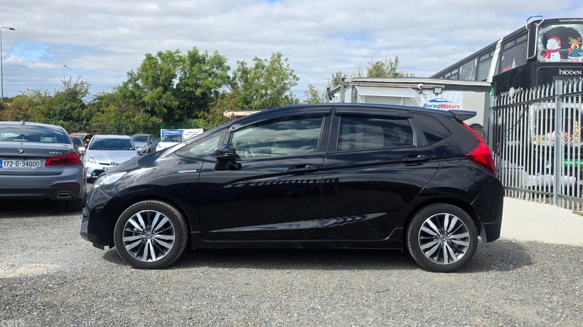 Honda Fit Hatchback, Petrol Hybrid, 2017, Black