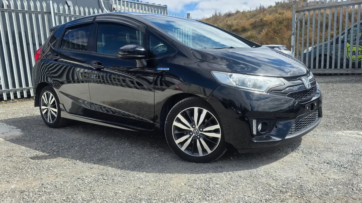 Honda Fit Hatchback, Petrol Hybrid, 2017, Black