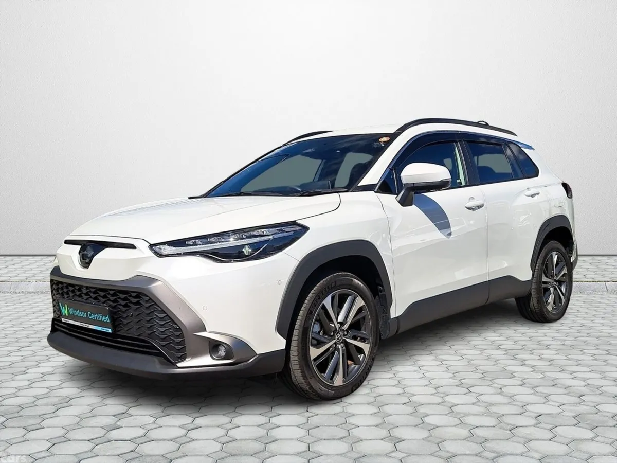 Toyota Corolla Cross SUV, Petrol Hybrid, 2024, White