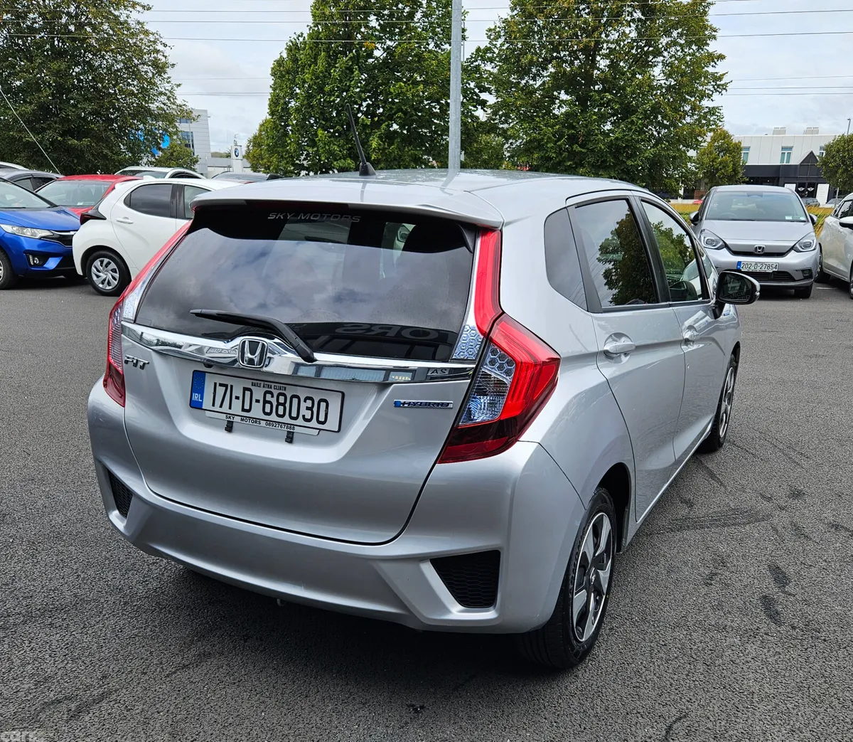Honda Fit Hatchback, Petrol Hybrid, 2017, Silver