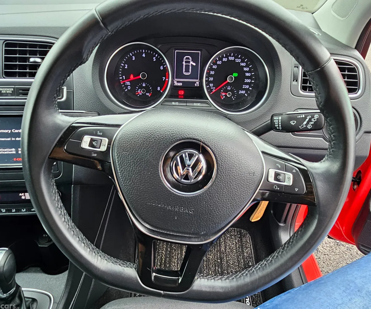 Volkswagen Polo Hatchback, Petrol, 2017, Red