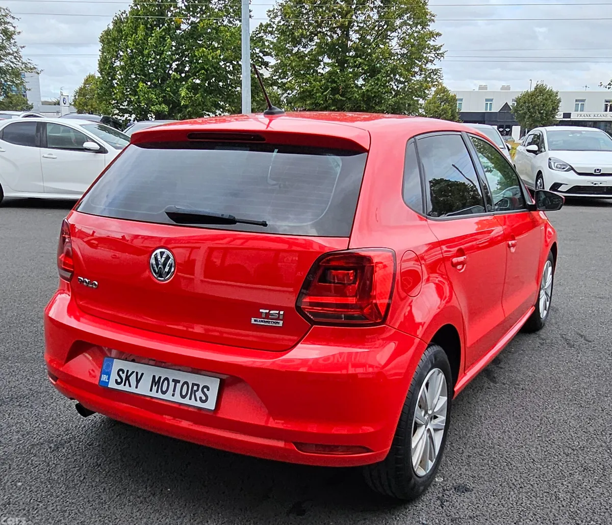Volkswagen Polo Hatchback, Petrol, 2017, Red