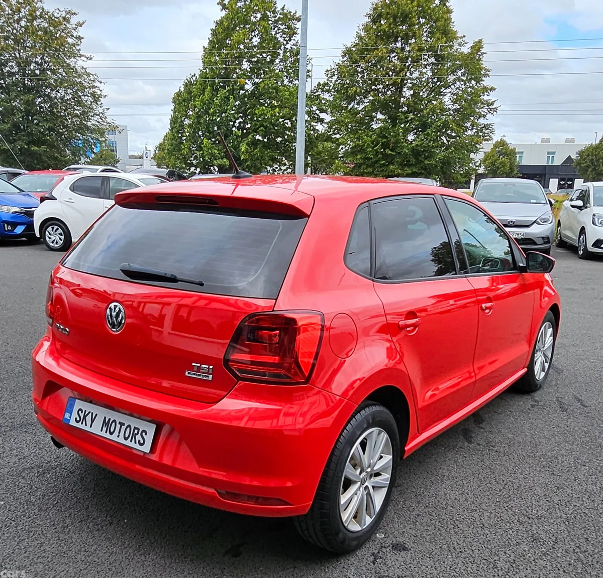 Volkswagen Polo Hatchback, Petrol, 2017, Red