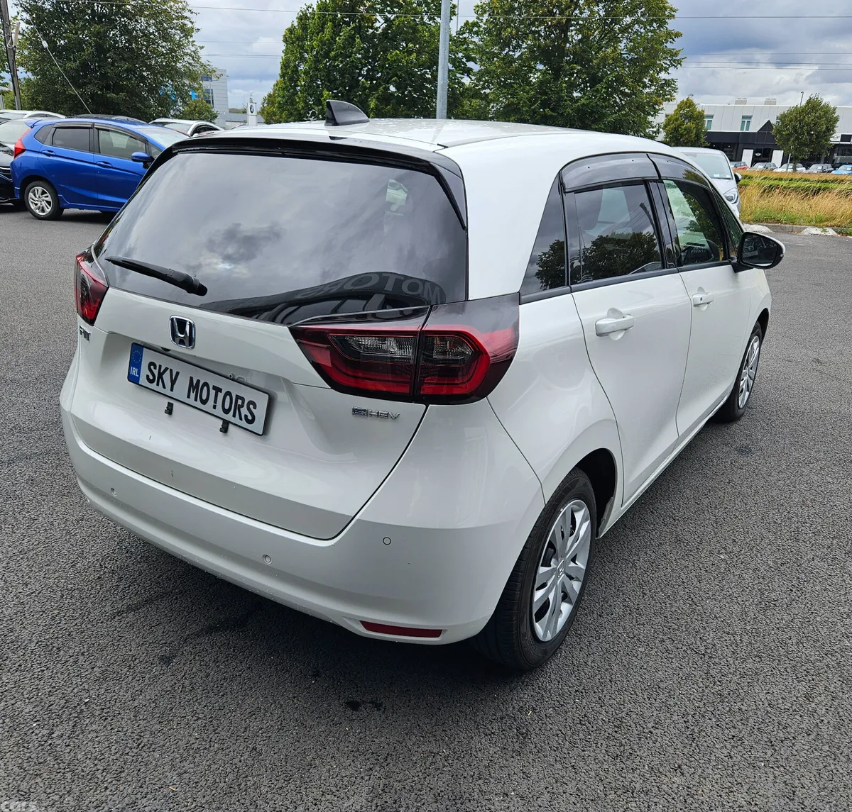 Honda Fit Hatchback, Petrol Hybrid, 2021, White