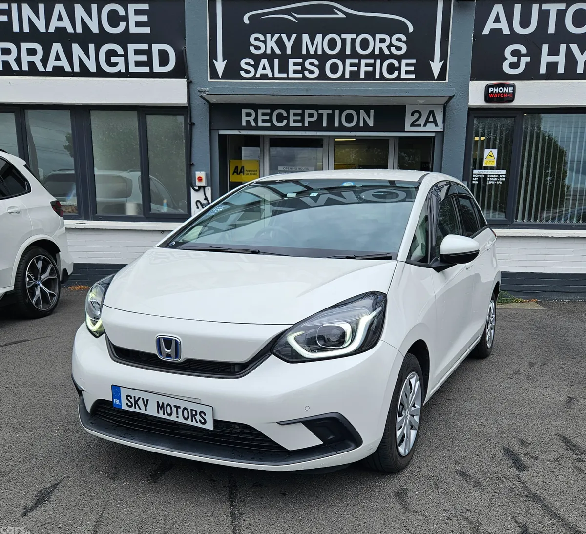 Honda Fit Hatchback, Petrol Hybrid, 2021, White
