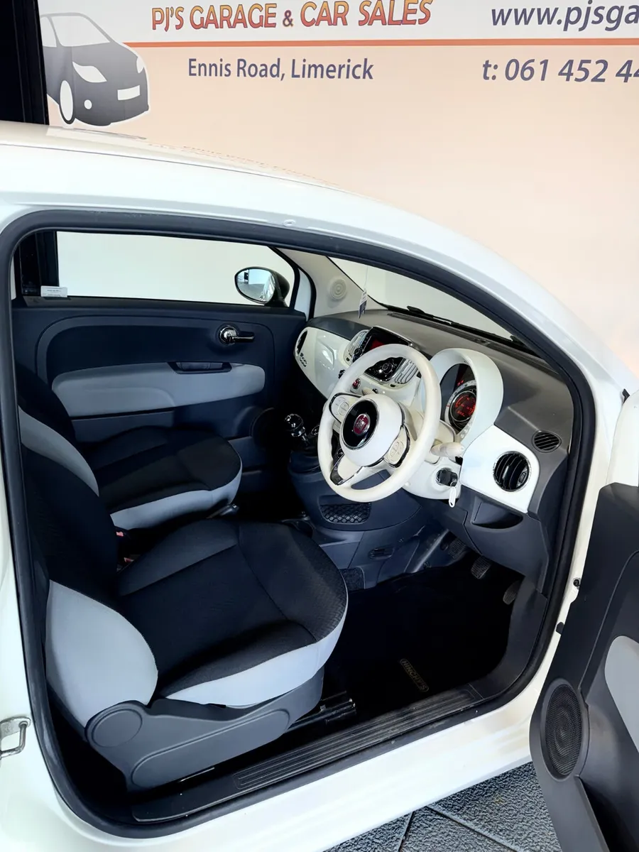 Fiat 500 Hatchback, Petrol, 2017, White