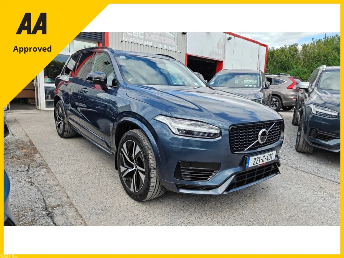 Volvo XC90 MPV, Petrol Plug-in Hybrid, 2022, Blue