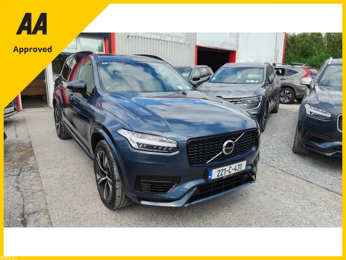 Volvo XC90 MPV, Petrol Plug-in Hybrid, 2022, Blue