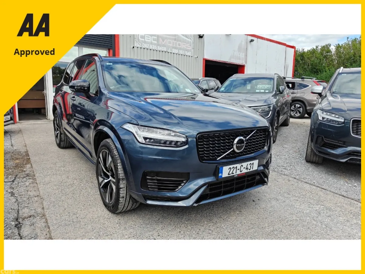 Volvo XC90 MPV, Petrol Plug-in Hybrid, 2022, Blue