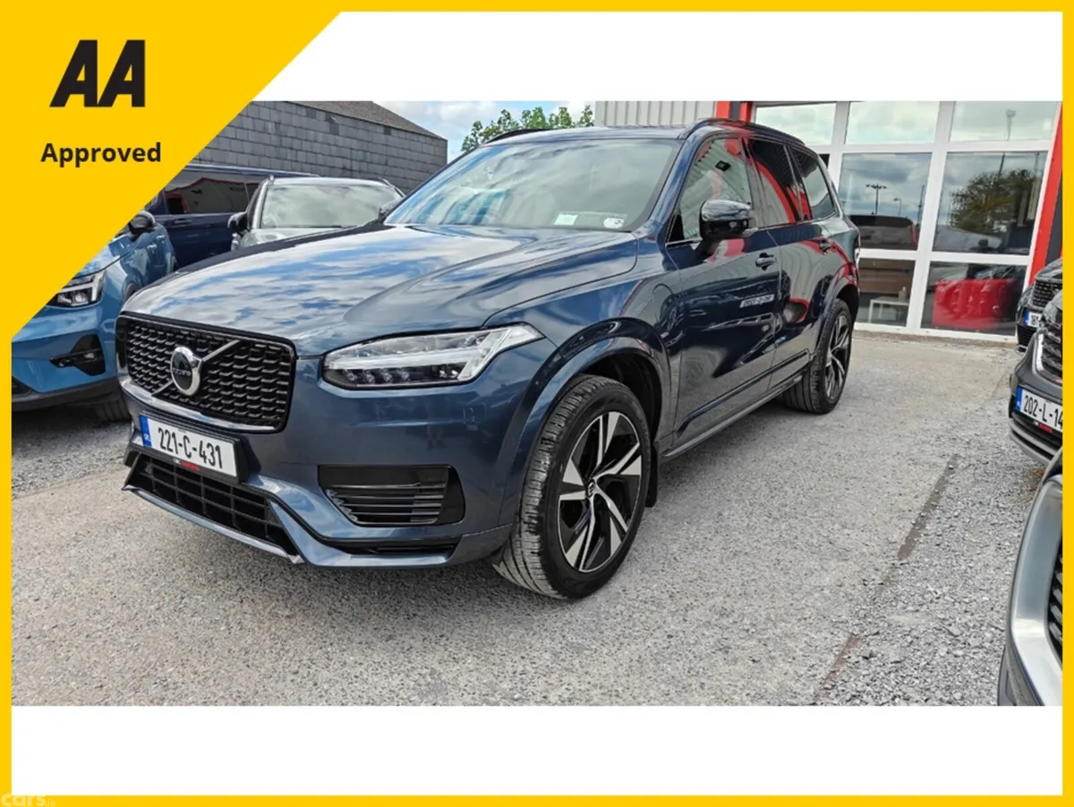 Volvo XC90 MPV, Petrol Plug-in Hybrid, 2022, Blue