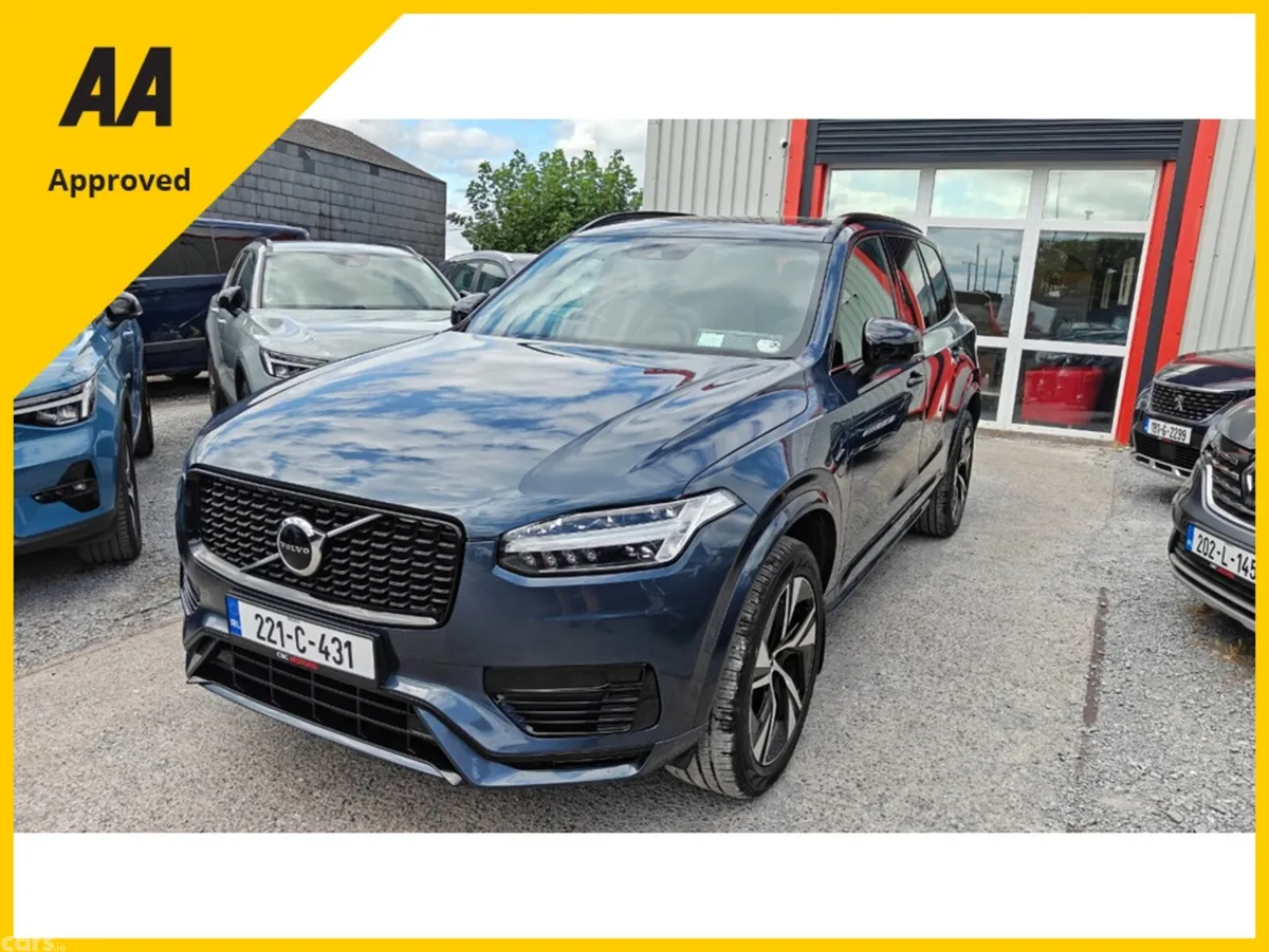Volvo XC90 MPV, Petrol Plug-in Hybrid, 2022, Blue